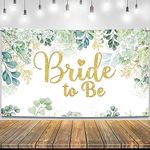 KatchOn, Green Bride to Be Banner - Xtra Large, 72x44 Inch | Sage Bachelorette Party Supplies, Bridal Shower Decorations | Bridal Shower Photo Backdrop | Bride to Be Backdrop, Bride To Be Decorations