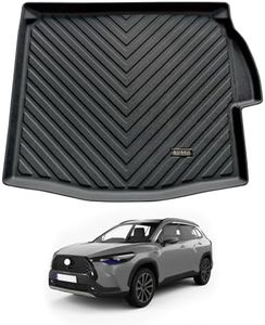 AUSGO 3D Cargo Mat Compatible with Toyota Corolla Cross Hybrid 2022-Onwards, All-Weather Heavy Duty Boot Liner Luggage Tray Trunk Mat