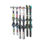Monkey Bars Storage Wall Mounted Ski Racks (6-Pair)