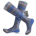 Ski Socks 2-Pack Merino Wool, Over 