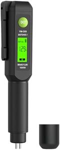 AUTOUTLET LCD Brake Fluid Tester, High-Precision Moisture Detection for DOT3, DOT4, DOT5.1 with Three-Color LED Display, Audio Alert, Compact Design & Multi-Language Manual