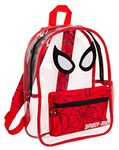 Marvel Spiderman Backpack Boys Swim Bag Clear Wipeable School Rucksack Kids Transparent Swimming Beach Bag