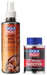 Liqui Moly Motorbike Fuel System Cleaner 4T Shooter (80 ml) (LM044) & Liqui Moly Rim Cleaner (250 ml)