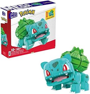 MEGA Pokémon Action Figure Building Toys for Kids, Jumbo Bulbasaur with 355 Pieces, Buildable and Poseable, 7 inches, 7 Year Old Gift Idea