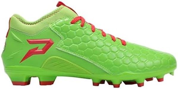 Phenom Elite Shadow The Hedgehog Football Cleats – Quantum Speed 2.0 | Black & Red Sonic Edition | Lightweight Speed Performance Cleats for Men’s & Kids