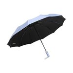 Citizen Umbrella for Men & Women, 3 Fold Auto Open, 8 Aluminium Ribs, UV Coated 190T Fabric, Windproof, Lightweight, Durable with Black Coating, 23 Inch, Lavender