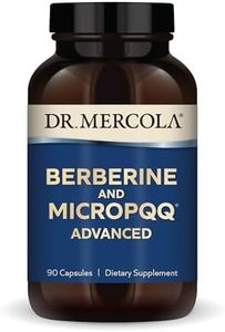 Dr. Mercola Berberine and MircoPQQ Advanced - Offers Metabolic, Mitochondrial, Brain & Immune Support - GMO-Free, Gluten-Free & Soy-Free - 90 Capsules (90 Servings)