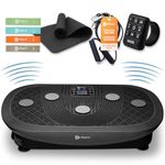 Rumblex Plus 4D Vibration Plate Exercise Machine - Triple Motor Oscillation, Linear, Pulsation + 3D/4D Motion Vibration Platform | Whole Body Viberation Machine