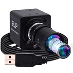 ELP 5 Megapixel Zoom Web Camera with 5-50mm Manual Varifocal Lens,1944P Aptina MI5100 Webcam for Raspberry Pi/Windows/Linux,UVC Plug & Play Video Camera USB for Desktop/Laptop USB500W05G-MFV(5-50)