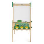 Crayola Wooden Art Easel for Kids, 2-in-1 Dry Erase Board & Chalkboard, Gifts for Toddlers, Ages 3, 4, 5