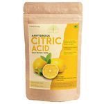 Hollywood Secrets 100% Citric Acid Powder Pure Grade Non-Gmo 200 Gms