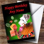 Casino Gambling Personalised Birthday Card | Birthday Card | Sports, Hobbies & Interests Card