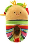 Taco Toddler and Kids Ultra Soft Plush Mooshy Stuffed Novelty Slippers (Taco, 11-12 M US Little Kid)