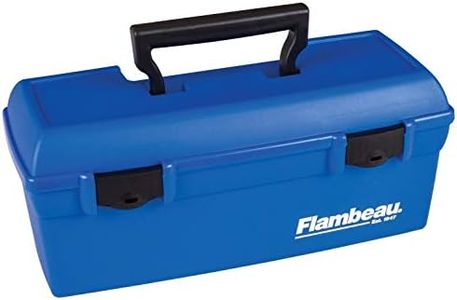 Flambeau Outdoors 6009TD Lil' Brute Fishing Tackle and Gear Box with Lift-Out Tray, Blue