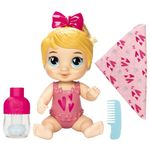 Baby Alive Shampoo Snuggle Harper Hugs Blonde Hair 11 Inch Water Baby Doll Playset, Toys for 3 Year Old Girls & Boys & Up