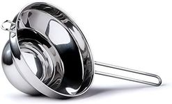 Kilo M75 Bain Marie/Porringer for Melting Chocolate and Cooking Delicate sauces Over Boiling Water. Polished Stainless Steel