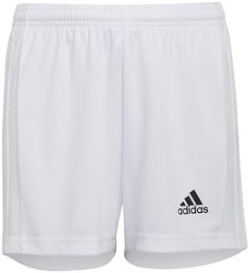 adidas Girls' Squadra 21 Shorts, White/White, Medium