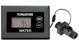 Topargee Surface Mount Water Tank Gauge H2F-SM - Know your water usage & how much water is left in your tank in LITRE/GALLONS in your Carvan, Motorhome and RV