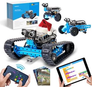 Makeblock mBot Ranger 3 in 1 Robotics Kit, Coding Robot Building Kit STEM Educational Toys Support Scratch Arduino Programming, Programmable Remote Control Robot Toys Gift for Kids Ages 10+