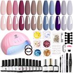 Modelones 35 Pcs Gel Nail Polish Ki