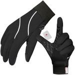 Origem Thermal Gloves Men Women, 3M Thinsulate Winter Gloves, Water Resistant Cycling Gloves, Anti Slip Touch Screen Gloves Liner for Runing Riding Walking Driving Outdoor
