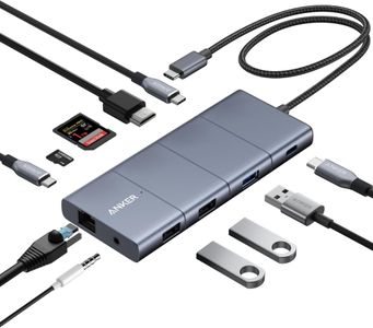 Anker 11-in-1 USB-C Hub Docking Station – Dual Monitor, 4K HDMI, 85W PD, Ethernet