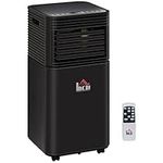 HOMCOM 8000 BTU 4-In-1 Portable Air Conditioner Unit Cooling Dehumidifying Ventilating for Room up to 15m², with Fan, Remote, 24H Timer, Window Mount Kit, R290, A Energy Efficiency