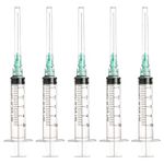 20 Pack Industry Lab Luer Lock Clear Plastic Dispensing Tool (5ml 0.8mm, 20)