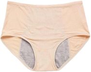 Zero Waste Co Seamless Panty| Hipster Panty| (LXL) Leak Proof Period and Incontinence Underwear for Women | Quick Dry Technology |Lightweight and Stylish Design in Beige