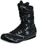 Ringside High Top Boxing Shoe (Black, 9)