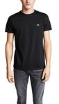 Lacoste Men's Short Sleeve Crewneck Pima Cotton Jersey T-Shirt, Black, Large