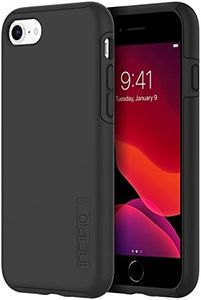 Incipio DualPro Case for Apple iPhone 6 Plus, 6s Plus | Shockproof Hard Shell Hybrid Dual-Layer Rugged Cover – Obsidian Black