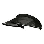 MG Womens UV 50+ Protection Clip On Sun Visor, Black, One Size