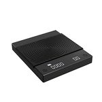 TIMEMORE Black Mirror Basic 2 Coffee Scale Espresso/Pour Over with Auto Timer and Flow Rate Function, 1600mAh, 2kg/0.1g Precision, g/oz Units, Portable Digital Scale for Kitchen/Baking/Cooking