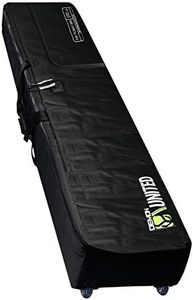 DEMON UNITED 2020 New Phantom Flight Snowboard Travel Bag- Double Snowboard Bag for Airport Travel- Snowboard Bag Fully Padded with XL Sized Wheels ** Ultra Durable for Airline Travel