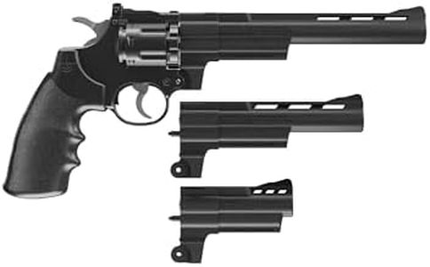 Crosman CR44TTKT Triple Threat CO2-Powered Semi-Auto Dual Ammo Air Revolver