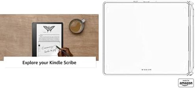 Kindle Scribe Basic Pen Bundle. Includes Kindle Scribe (32 GB), Premium Pen, & Made for Amazon Clear Case