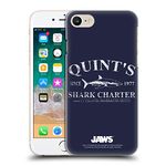 Head Case Designs Officially Licensed Jaws Quint's Shark Charter I Key Art Hard Back Case Compatible With Apple iPhone 7/8 / SE 2020 & 2022