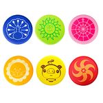 EQLEF Foam Flying Discs Kids, Soft PU Foam Flying Discs Disc Outdoor Sports Kindergarten Park Toy for Kids 1 piece (muticolor)