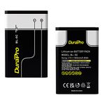 DuraPro 2X BL-5C Battery for Nokia 2710N, 2730C, 3100, 3109C, 3110C, 3110e, 3120, 3555, 3650, 3660 Nokia 110, 1100, 1101, 110, 110i, 11122, 1200, 1208, 1209, 130