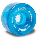 Sure-Grip Fame Artistic Indoor Wheels (Clear Teal)