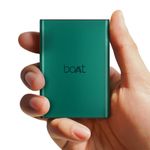 boAt Newly Launched Pocket Energyshroom PB400 Pro 20000mAh | Compact Power Bank w/Type-C Input (2-Way Port), 3X Output Ports,2-Way 22.5W Fast Charging, Pass-Through Charging(Emerald Green)