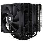 Thermalright PA120 Black CPU Air Cooler Dual Towers AGHP Technology 6 heatpipes,with TL-C12B PWM Fan Air Cooling for Intel 1151/1155/1200/2011/1700,AMD:AM4/AM5, 157mm Height PC Cooling