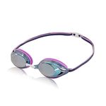 Speedo Women's Swim Goggles Mirrored Vanquisher 2.0 - Archroma/Cobalt/Silver, One Size