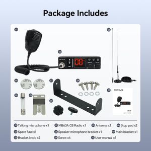 Retevis MB63A CB Radio Kit – Handheld Two-Way Communication Set