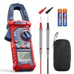 AstroAI Digital Clamp Meter Multimeter 2000 Counts Amp Voltage Tester Auto-ranging with AC/DC Voltage, AC Current, Resistance, Capacitance, Continuity, Live Wire Test, Non-contact Voltage Detection