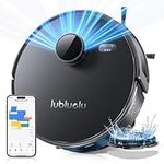 Lubluelu Robot Vacuum Cleaner with Mop, 5000Pa Suction, L15 Robot Vacuum 3 in 1 with Auto Carpet Boost,LDS Laser Navigation, WiFi/Alexa/APP, Super Thin Robotic Hoover, Ideal for Pet Hair Hard Floor