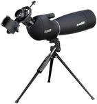 SVBONY SV28 25-75x70 Spotting Scopes, HD Spotting Scope with Tripod, Long Range Spotter Scope with Phone Adapter for Bird Watching, Hunting, Target Shooting