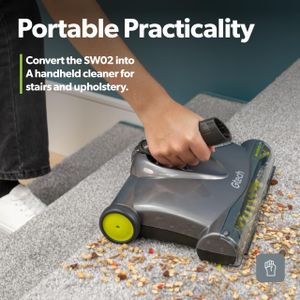 Gtech SW22 Lithium Power Sweeper – 7.4V Motor, 90-Min Runtime