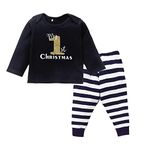 Kadambaby Christmas Baby Gift Packs - Sleepsuit + Onesie in a Gift Bag (Star, 6-12 Months)